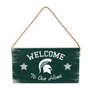 Michigan State University Wood Wall Sign, 6x11