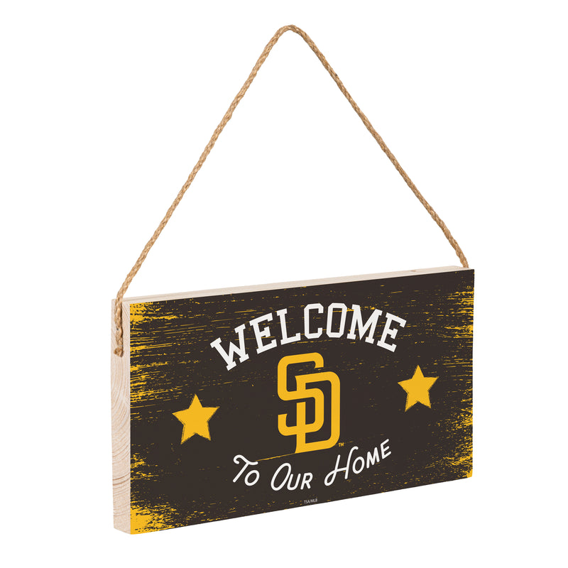 San Diego Padres Wood Wall Sign, 6x11