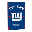 New York Giants Wood Wall Sign, 16x24