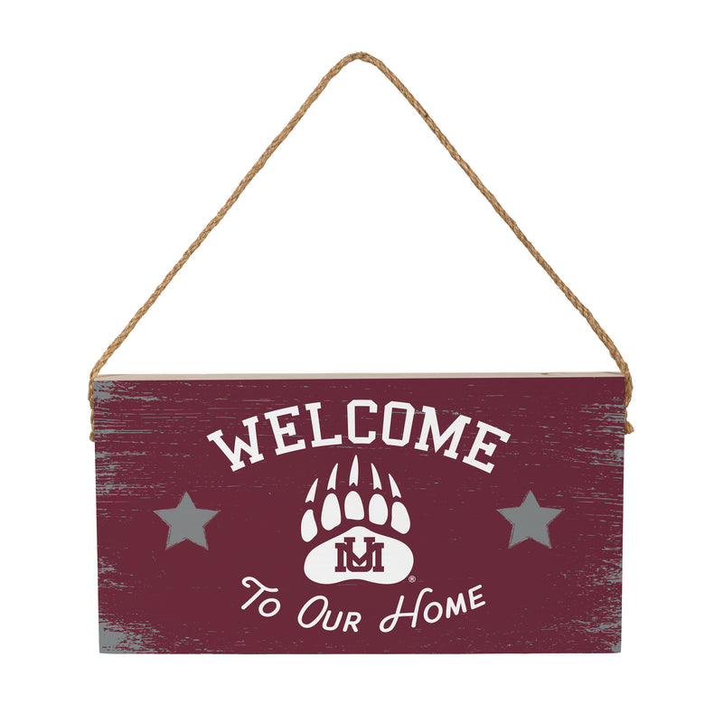 University of Montana Wood Wall Sign, 6x11