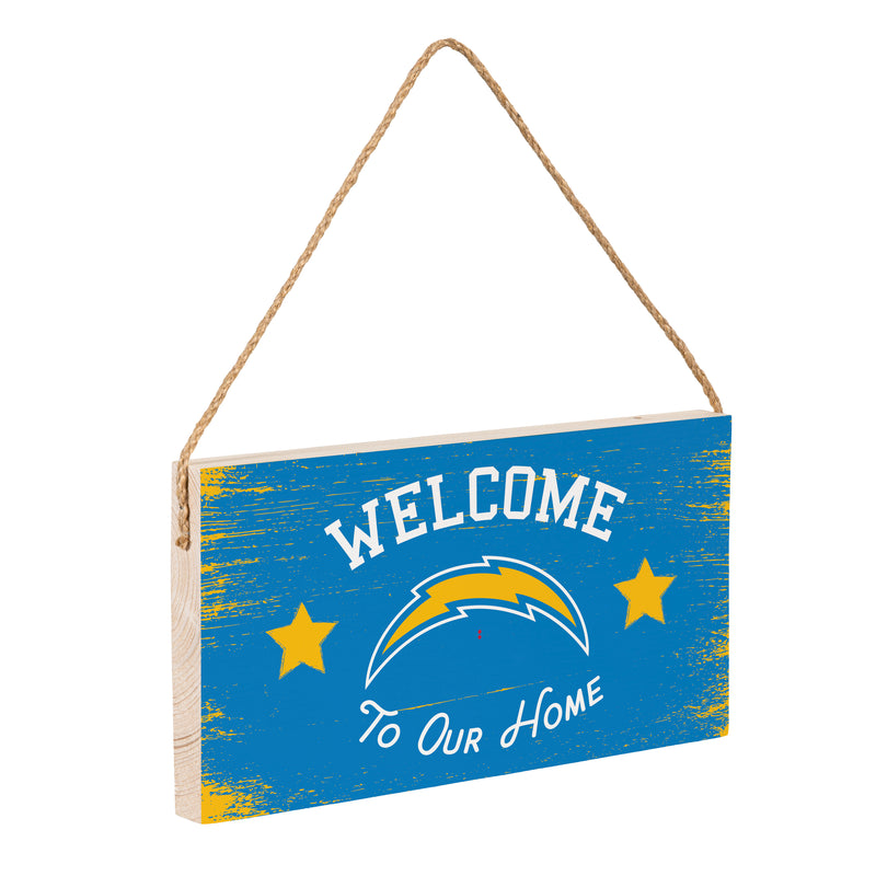 Los Angeles Chargers Wood Wall Sign, 6x11