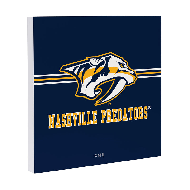 Nashville Predators Wood Wall Sign, 12x12