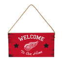 Detroit Red Wings Wood Wall Sign, 6x11