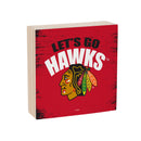 Chicago Blackhawks Plock, Down Home Fans, 6x6