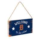 Detroit Tigers Wood Wall Sign, 6x11