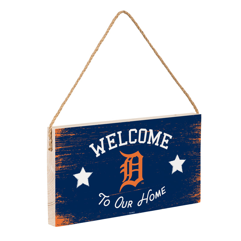 Detroit Tigers Wood Wall Sign, 6x11