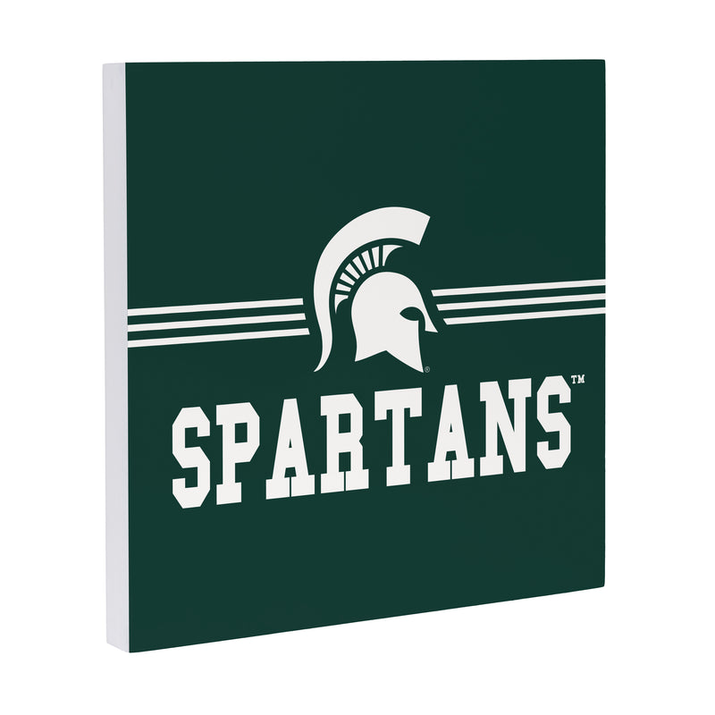 Michigan State University Wood Wall Sign, 12x12