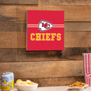 Kansas City Chiefs Wood Wall Sign, 12x12