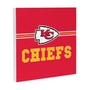 Kansas City Chiefs Wood Wall Sign, 12x12