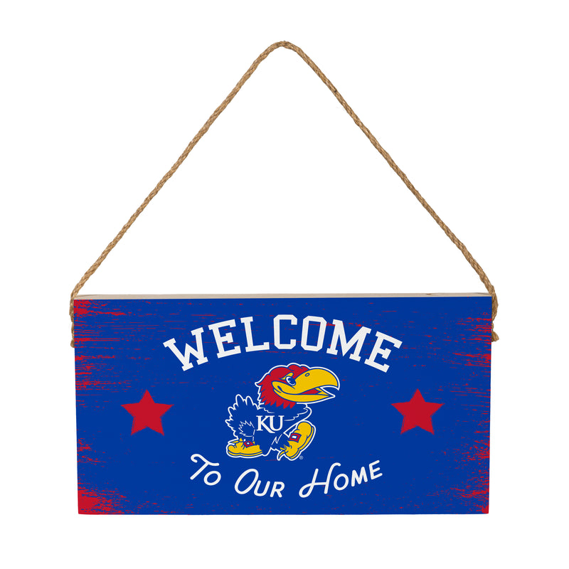 University of Kansas Wood Wall Sign, 6x11