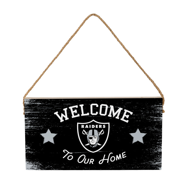 Las Vegas Raiders Wood Wall Sign, 6x11