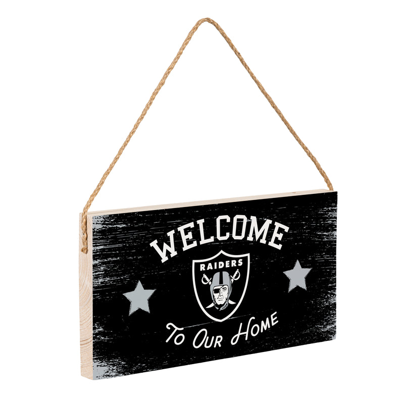 Las Vegas Raiders Wood Wall Sign, 6x11