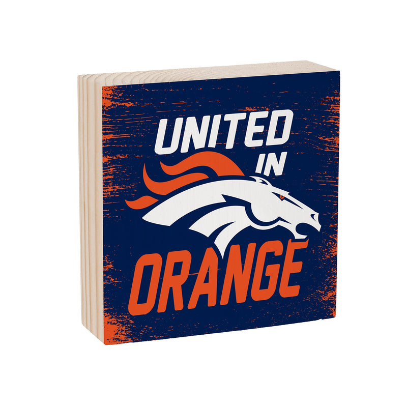 Denver Broncos Plock, Down Home Fans, 6x6