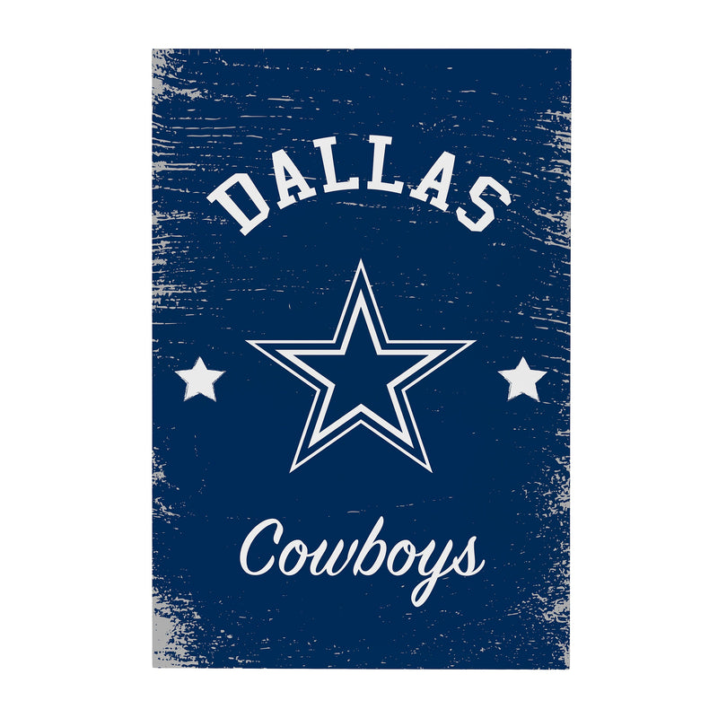 Dallas Cowboys Wood Wall Sign, 16x24