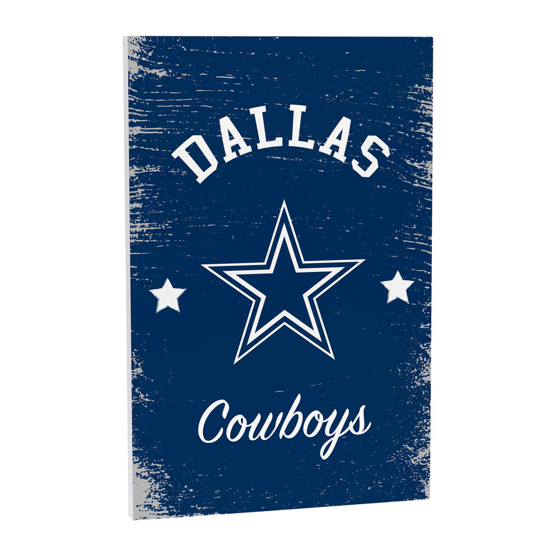 Dallas Cowboys Wood Wall Sign, 16x24