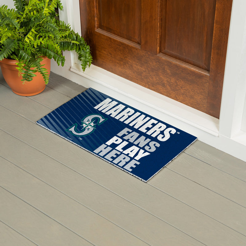 Seattle Mariners Fan PVC Mat, 28"x16"