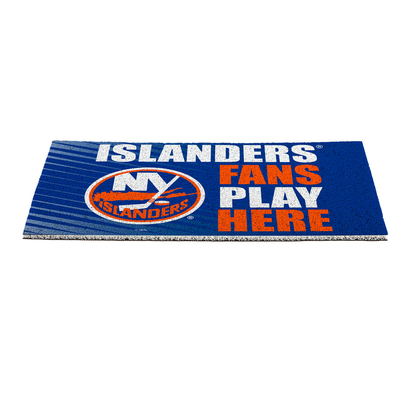 New York Islanders Fan PVC Mat, 28"x16"