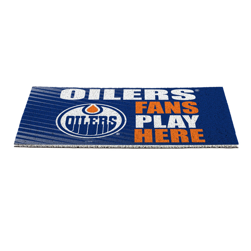 Edmonton Oilers Fan PVC Mat, 28"x16"