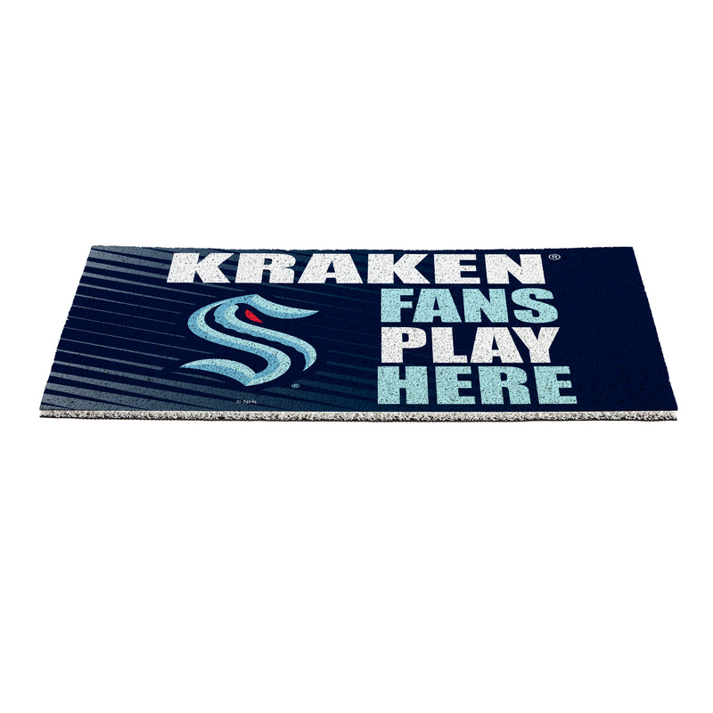 Seattle Kraken Fan PVC Mat, 28"x16"