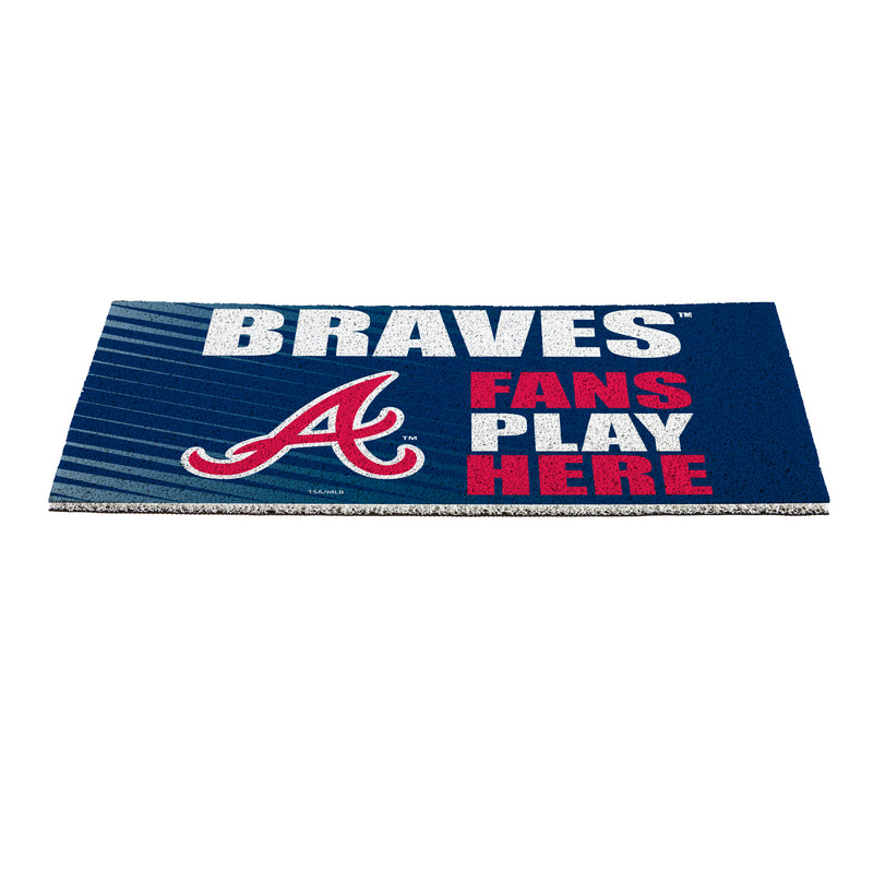 Atlanta Braves Fan PVC Mat, 28"x16"