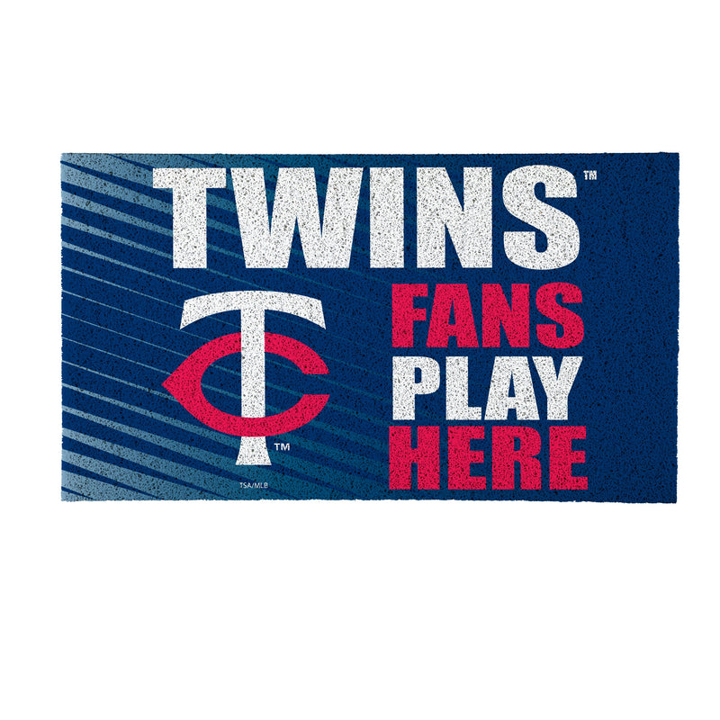Minnesota Twins Fan PVC Mat, 28"x16"