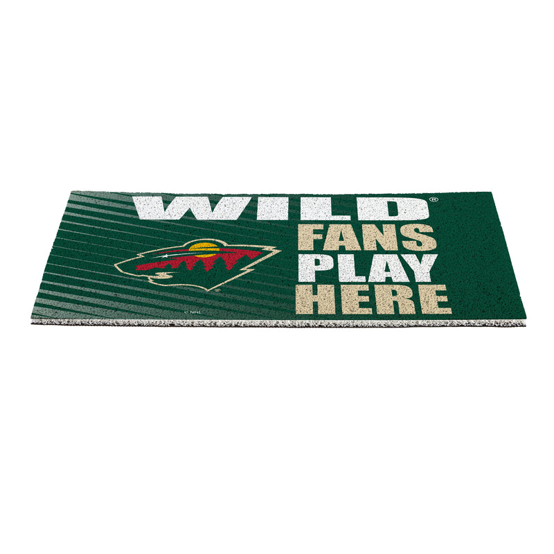 Minnesota Wild Fan PVC Mat, 28"x16"