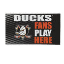 Anaheim Ducks Fan PVC Mat, 28"x16"