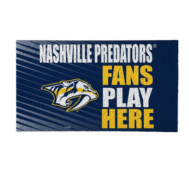 Nashville Predators Fan PVC Mat, 28"x16"
