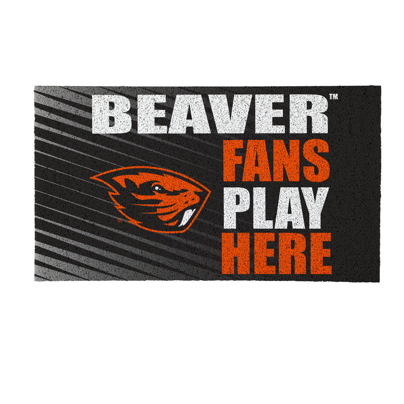 Oregon State University Fan PVC Mat, 28"x16"