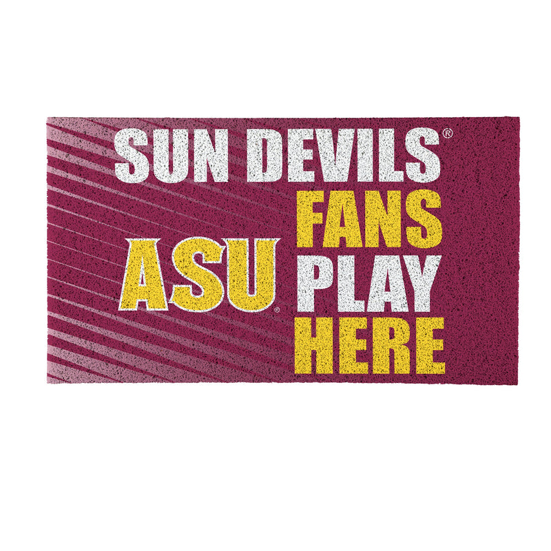 Arizona State University Fan PVC Mat, 28"x16"