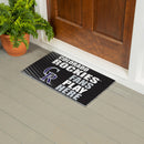 Colorado Rockies Fan PVC Mat, 28"x16"