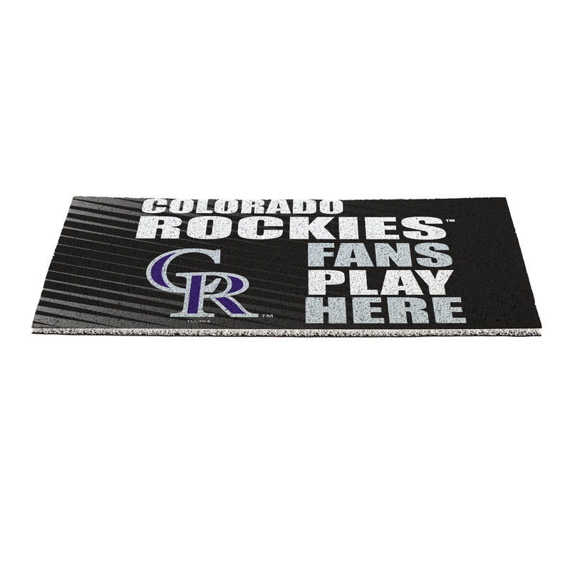 Colorado Rockies Fan PVC Mat, 28"x16"