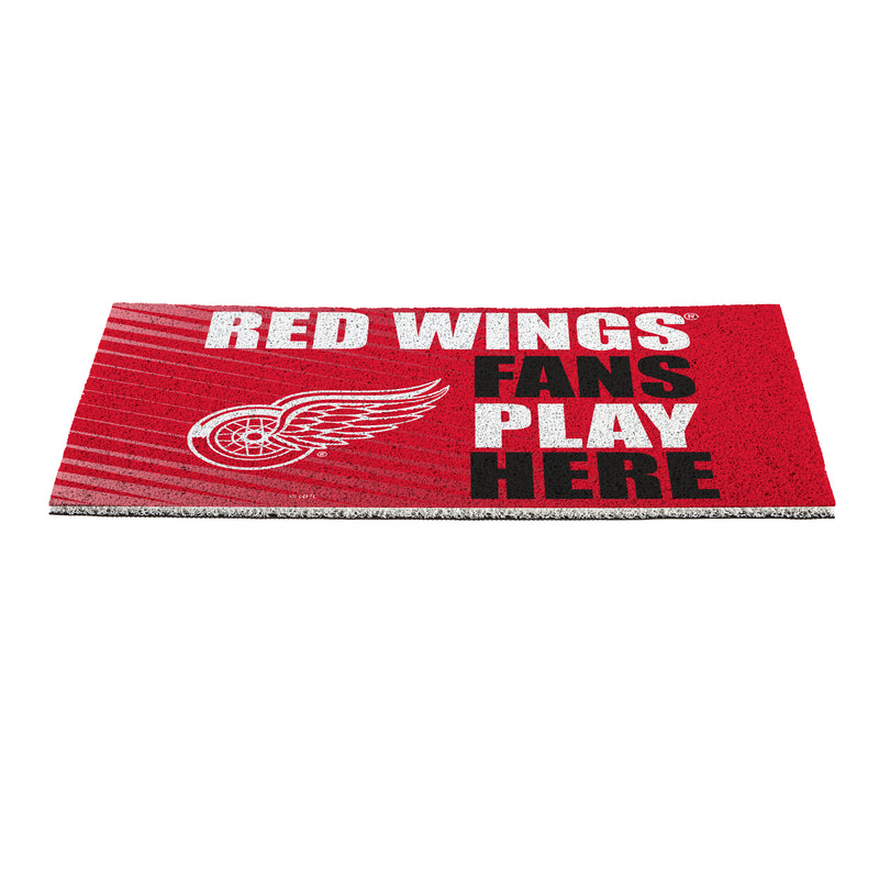 Detroit Red Wings Fan PVC Mat, 28"x16"