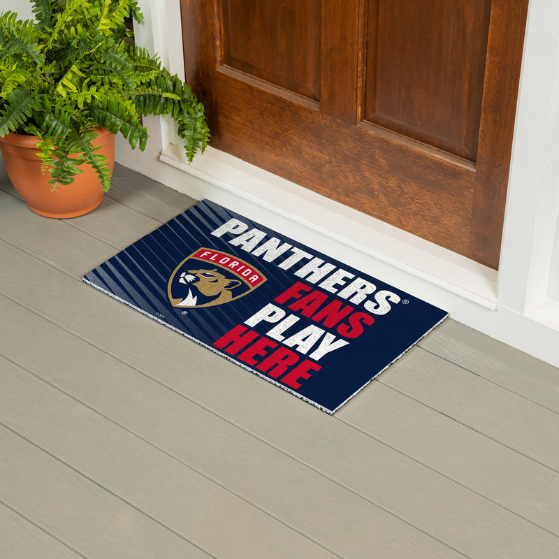 Florida Panthers Fan PVC Mat, 28"x16"