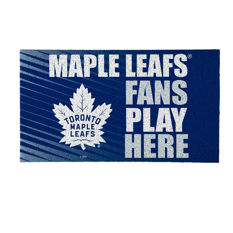 Toronto Maple Leafs Fan PVC Mat, 28"x16"