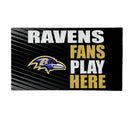 Baltimore Ravens Fan PVC Mat, 28"x16"