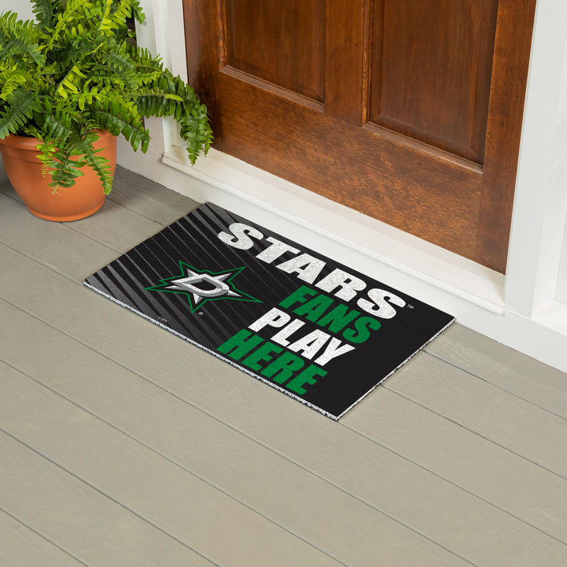 Dallas Stars Fan PVC Mat, 28"x16"