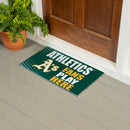 Athletics Fan PVC Mat, 28"x16"