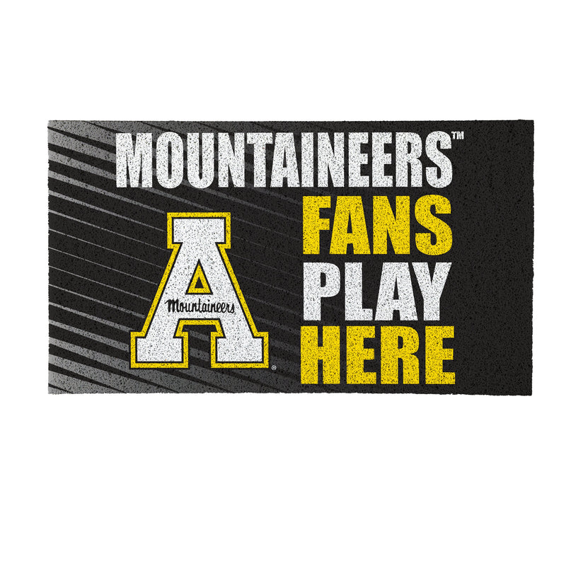 Appalachian State University Fan PVC Mat, 28"x16"