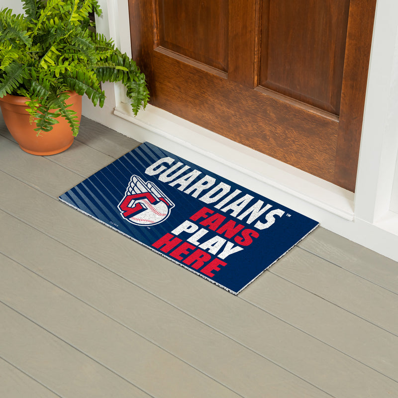 Cleveland Guardians Fan PVC Mat, 28"x16"