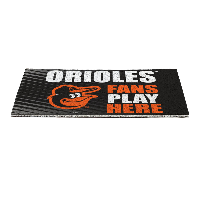 Baltimore Orioles Fan PVC Mat, 28"x16"
