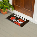 Cleveland Browns Fan PVC Mat, 28"x16"