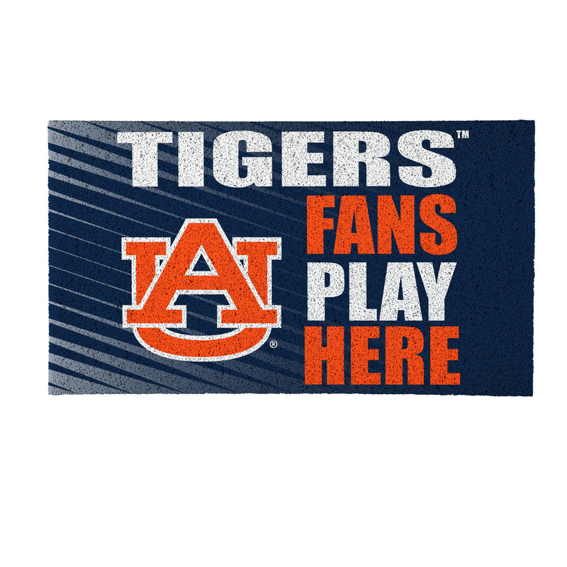 Auburn University Fan PVC Mat, 28"x16"