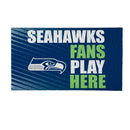 Seattle Seahawks Fan PVC Mat, 28"x16"