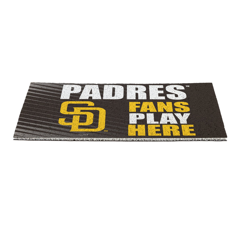 San Diego Padres Fan PVC Mat, 28"x16"