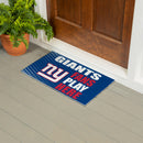 New York Giants Fan PVC Mat, 28"x16"