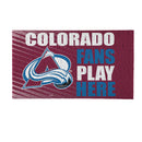 Colorado Avalanche Fan PVC Mat, 28"x16"