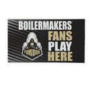 Purdue University Fan PVC Mat, 28"x16"