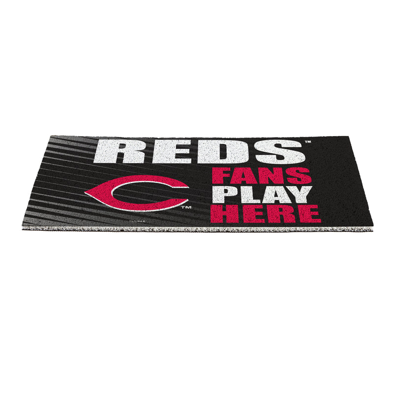 Cincinnati Reds Fan PVC Mat, 28"x16"