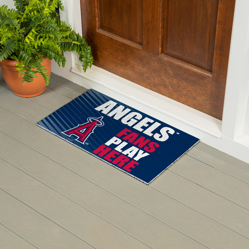 Los Angeles Angels Fan PVC Mat, 28"x16"